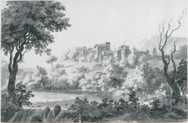 Ein Blick auf einen Teil von Tivoli, 1758